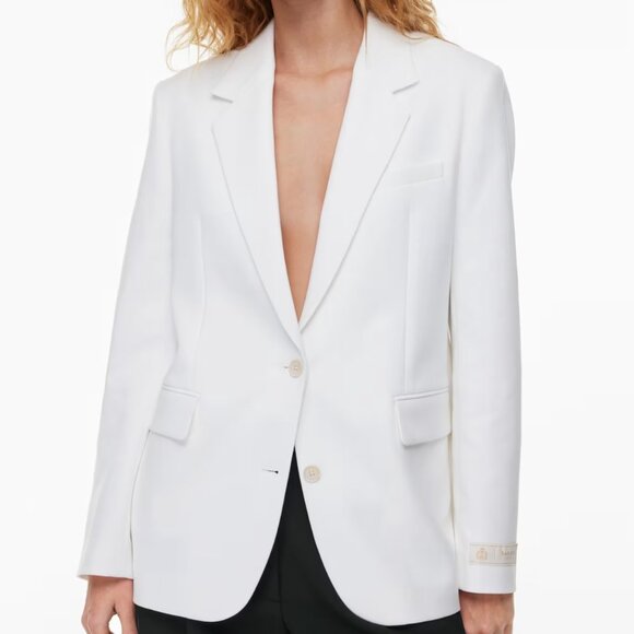 Babaton White Oversized Blazer - Picture 1 of 7